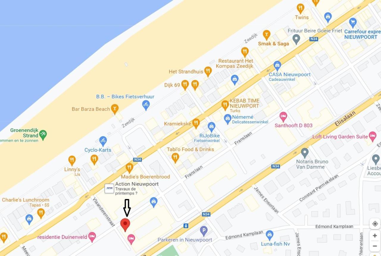 Groot Terras I Luxe Verblijf I Tot 4 Personen I 50M Van De Dijk I Nieuwpoort-Bad ภายนอก รูปภาพ